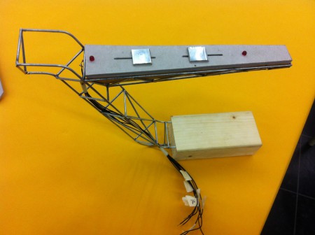 Prototype folding bike with working touch interface